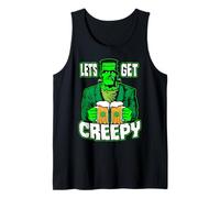 Let's Get Creepy St Patrick's Day Frankenstein Monster Beer Débardeur
