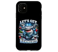 Let's Get Hammerhead Shark Pun Dad Blague Coque pour iPhone 11
