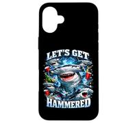 Let's Get Hammerhead Shark Pun Dad Blague Coque pour iPhone 16 Plus