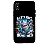 Let's Get Hammerhead Shark Pun Dad Blague Coque pour iPhone X/XS