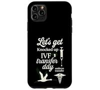 Let's Get Knocked up Transfert Day FIV Maman Fertilité Femmes Coque pour iPhone 11 Pro Max
