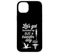 Let's Get Knocked up Transfert Day FIV Maman Fertilité Femmes Coque pour iPhone 14 Plus