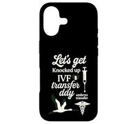 Let's Get Knocked up Transfert Day FIV Maman Fertilité Femmes Coque pour iPhone 17