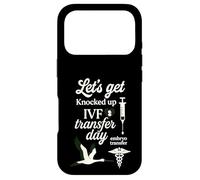 Let's Get Knocked up Transfert Day FIV Maman Fertilité Femmes Coque pour iPhone 17 Pro