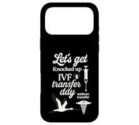 Let's Get Knocked up Transfert Day FIV Maman Fertilité Femmes Coque pour iPhone 17 Pro Max