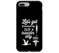 Let's Get Knocked up Transfert Day FIV Maman Fertilité Femmes Coque pour iPhone 7 Plus/8 Plus