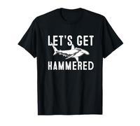 Let's Get Martelé Funny Hammerhead Shark Cadeaux T-Shirt