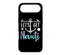 Let's Get Nauti Bachelorette Party Funny Bride Mermaid Theme Coque pour iPhone Air