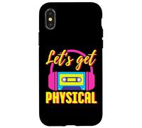 Let's Get Physical 80 Costume de fête d'halloween rétro Coque pour iPhone X/XS