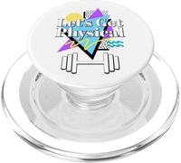 Let's Get Physical 80's 90s Style rétro Entraînement Gym Fitness PopSockets PopGrip pour MagSafe