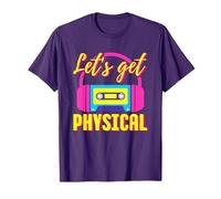 Let's Get Physical 80s Costume de fête d'halloween rétro T-Shirt