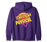 Let's Get Physical Costume rétro années 80 Entraînement années 80 Sweat à Capuche