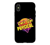 Let's Get Physical Costume rétro années 80 pour entraînement Coque pour iPhone X/XS