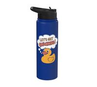 Let's Get Quacking Canard en caoutchouc Stainless Steel Insulated Water Bottle