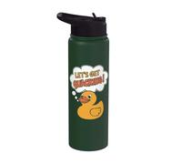 Let's Get Quacking Canard en caoutchouc Stainless Steel Insulated Water Bottle