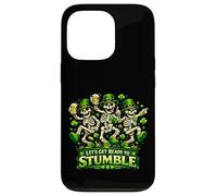 Lets Get Ready to Stumble St Patrick Dancing Skeleton Coque pour iPhone 13 Pro