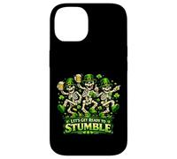 Lets Get Ready to Stumble St Patrick Dancing Skeleton Coque pour iPhone 14
