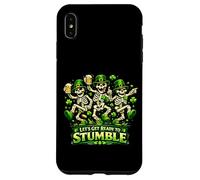 Lets Get Ready to Stumble St Patrick Dancing Skeleton Coque pour iPhone XS Max