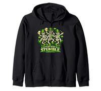 Lets Get Ready to Stumble St Patrick Dancing Skeleton Sweat à Capuche