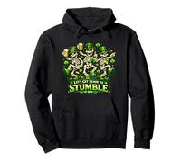 Lets Get Ready to Stumble St Patrick Dancing Skeleton Sweat à Capuche