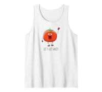 Let's Get Saucy with Cute Tomate, Funny Tomato Sauce Débardeur