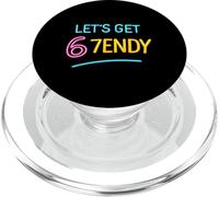 Let's Get Sendy 67 Six Seven 7endy 6 7endy 67 Meme Funny 6 7 PopSockets PopGrip pour MagSafe