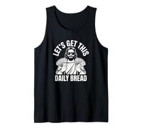 Let's Get This Daily Bread Funny Jésus Money Christian Débardeur