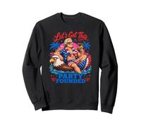 Let's Get This Party fondé Alexander Hamilton Le 4 Juillet Sweatshirt