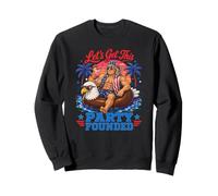 Let's Get This Party fondé Ben Franklin Le 4 Juillet Sweatshirt