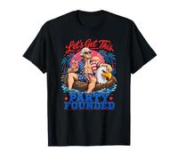 Let's Get This Party fondé George Washington Le 4 Juillet T-Shirt