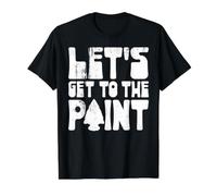 Let's Get to The Point T-Shirt Graphique avec Valeur, Homme, Noir, S