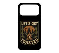 Let's Get Toasted Bonfire Blague drôle Camping Vintage Coque pour iPhone 17 Pro Max