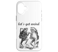 Let's Get Weird Dancing Frogs Conte de fées Strange Dream Coque pour iPhone 16 Plus