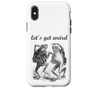 Let's Get Weird Dancing Frogs Conte de fées Strange Dream Coque pour iPhone X/XS