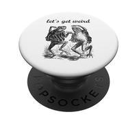 Let's Get Weird Dancing Frogs Conte de fées Strange Dream PopSockets PopGrip Adhésif