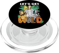 Let's Get Wild Animals Safari Party A Day at The Zoo PopSockets PopGrip pour MagSafe