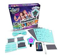 Let's Glow Studio LG3360 - Komplett Fashion & Styling Set mit LED Clip für bunt leuchtende Fotos & Videos, Bastelset mit reflektierenden Accessoires für Körper, Haut, Nägel & Haar, Kinder ab 8 Jahren