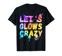 Let's Glowing Crazy In My Glowing Era Party Équipe assortie T-Shirt