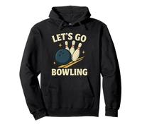 Let's Go Bowling Design rétro Sportif Amusant Sweat à Capuche