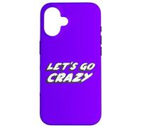 Let's Go Crazy | 1980's Song 90's Music Purple One Coque pour iPhone 16
