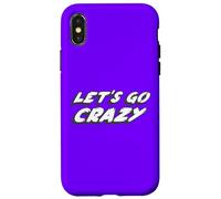 Let's Go Crazy | 1980's Song 90's Music Purple One Coque pour iPhone X/XS