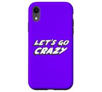 Let's Go Crazy | 1980's Song 90's Music Purple One Coque pour iPhone XR