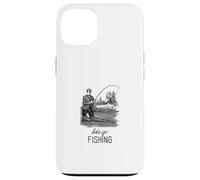 Let's Go Fishing (Fisher Statement) (Graphique Vintage) Coque pour iPhone 13