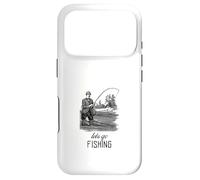 Let's Go Fishing (Fisher Statement) (Graphique Vintage) Coque pour iPhone 17 Pro