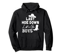 Lets Go Girls Cowboy Women Last Hoe Down Bachelorette Party Sweat à Capuche