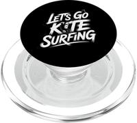 Let's Go Kite Surf Kite pour Le Surf Amusant et Les kitesurfeurs PopSockets PopGrip pour MagSafe