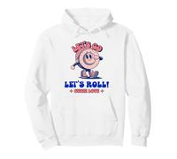 Let's Go Let's Roll - Sushi Love (Graphique rétro Amusant) Sweat à Capuche