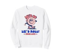 Let's Go Let's Roll - Sushi Love (Graphique rétro Amusant) Sweatshirt