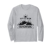 Let's Go on an Adventure Mountain Randonnée Camping Nature Manche Longue