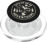 Let's Go On An Adventure Nature En plein air Montagne Rivière PopSockets PopGrip pour MagSafe